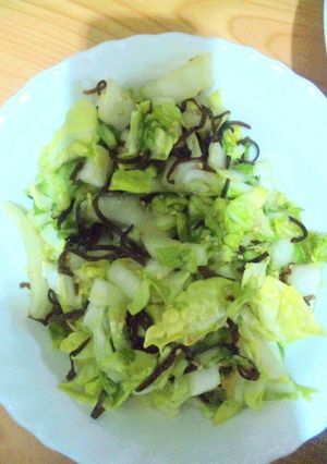白菜の塩昆布和え-レシピのメイン写真