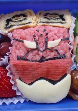 キャラ弁♪ゴーバスターズ☆レッドバスター-レシピのメイン写真