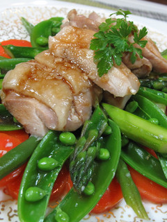 塩麹鶏と春野菜いろいろ-レシピのメイン写真