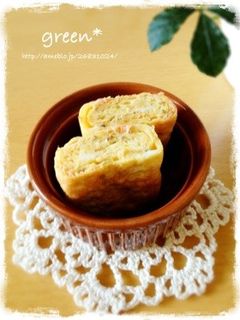 *ごまシャケ卵焼き*-レシピのメイン写真