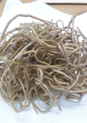 簡単！余ったお蕎麦で蕎麦チップ♪-レシピのメイン写真