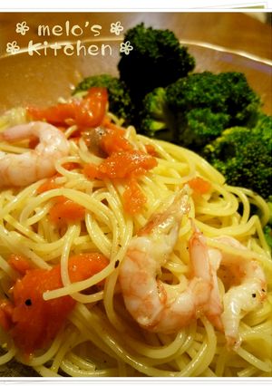 スモークサーモンとエビのサラダスパゲティ-レシピのメイン写真