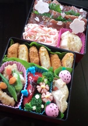 鮪漬け丼♪のお弁当-レシピのメイン写真