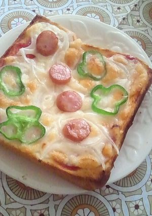 ピザトースト-レシピのメイン写真