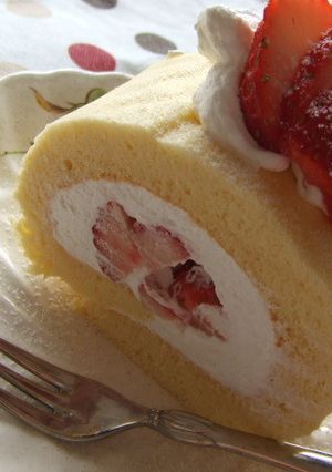 ヘルシーロルケーキ-レシピのメイン写真