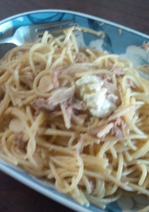 ツナとクリームチーズの和風パスタ-レシピのメイン写真