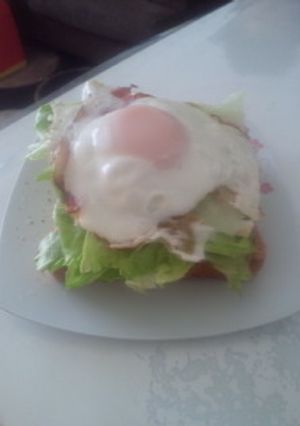 定番朝食ベーコンエッグトースト♪-レシピのメイン写真