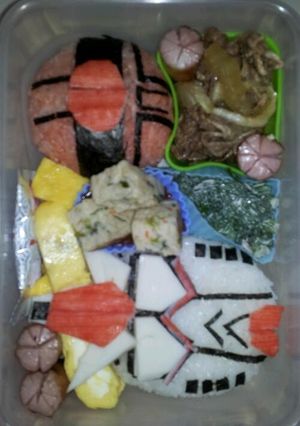 ガンダム弁当 キャラ弁-レシピのメイン写真