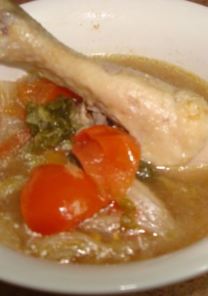 鶏肉とトマトの簡単スープ-レシピのメイン写真