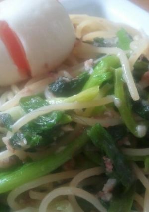 ■塩麹が決め手■なばなとわけぎのパスタ-レシピのメイン写真
