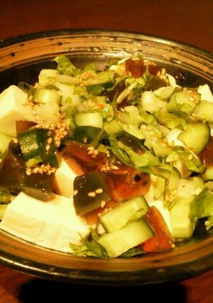 ピータン豆腐のサラダ-レシピのメイン写真