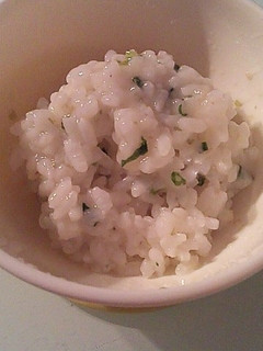 風邪気味の我が子へ 離乳食完了期のおかゆ-レシピのメイン写真