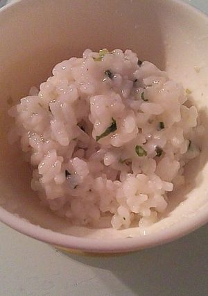 風邪気味の我が子へ 離乳食完了期のおかゆ-レシピのメイン写真