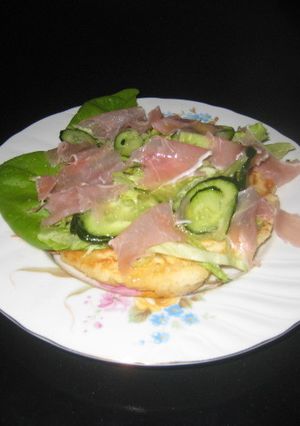 サラダホットケーキ-レシピのメイン写真
