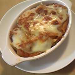 รูปของ かぼちゃとじゃがいものチーズ焼き