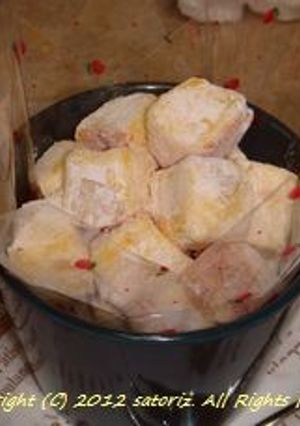 米粉のホワイトチョコキューブケーキ-レシピのメイン写真