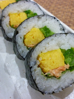 なばなと厚焼き玉子の太巻き-レシピのメイン写真