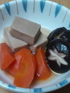 高野豆腐の煮物-レシピのメイン写真