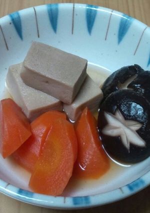高野豆腐の煮物-レシピのメイン写真