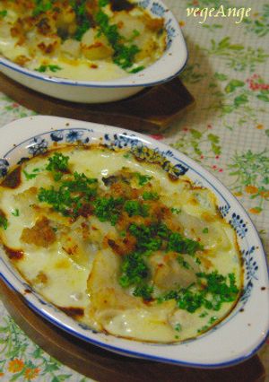 里芋と鶏ミンチのブルーチーズ焼き-レシピのメイン写真