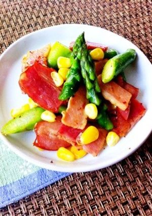 バター風味♪アスパラベーコン-レシピのメイン写真