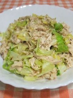 鶏肉ときゃべつの簡単ごま和え -レシピのメイン写真