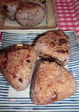 『十六穀ごはん』焼きおにぎり-レシピのメイン写真