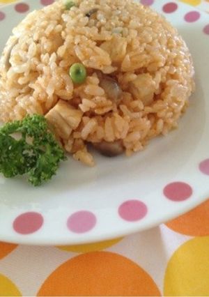 簡単!お手軽!炊飯器だけでチキンライス☆-レシピのメイン写真