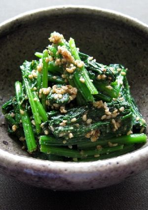 ほんのり甘めの、塩麹で作る ごま和え-レシピのメイン写真