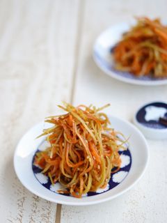 だしが効いてるきんぴらごぼう【作りおき】-レシピのメイン写真