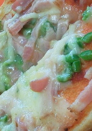 ブランチにも☆簡単！ピザトースト-レシピのメイン写真
