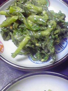 春菊のメープルな胡麻和え-レシピのメイン写真