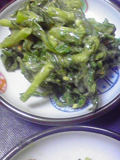 春菊のメープルな胡麻和え-レシピのメイン写真