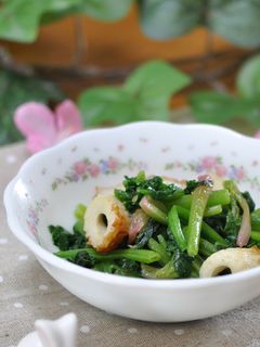 すぐできる♬ほうれん草とちくわのマヨ炒め-レシピのメイン写真