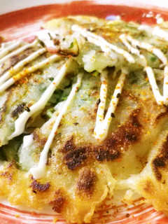 豆苗とベーコンのお焼き風チヂミ-レシピのメイン写真