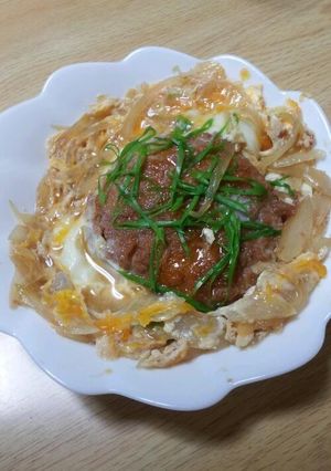 残ったｺﾛｯｹの卵とじ☆-レシピのメイン写真