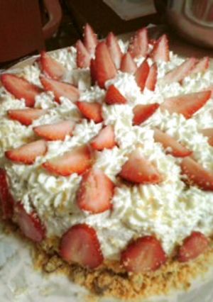 お誕生日のデコレーションケーキ☆-レシピのメイン写真