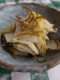 レンジで簡単♪塩麹白菜と昆布漬物-レシピのメイン写真