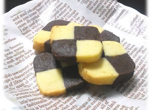アイスボックスクッキー　＊市松模様＊-レシピのメイン写真