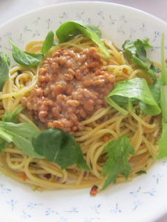 なっとうパスタ-レシピのメイン写真