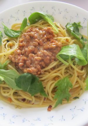 なっとうパスタ-レシピのメイン写真