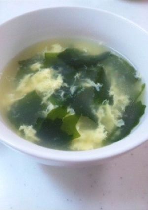 わかめと卵のスープ-レシピのメイン写真