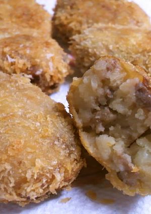 昔食べたお肉屋さんの牛コロッケ-レシピのメイン写真