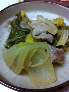 白菜と豚肉の簡単炊き-レシピのメイン写真