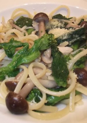 菜の花たっぷり♡春パスタ-レシピのメイン写真