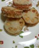 簡単れんこんのエビはさみ揚げ