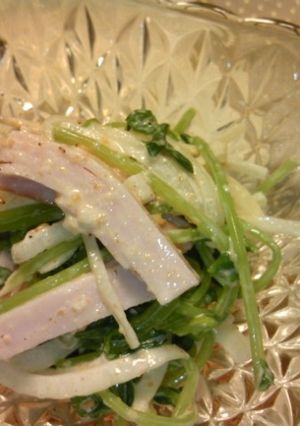 かなるンちの塩麹豆苗のあえもの-レシピのメイン写真