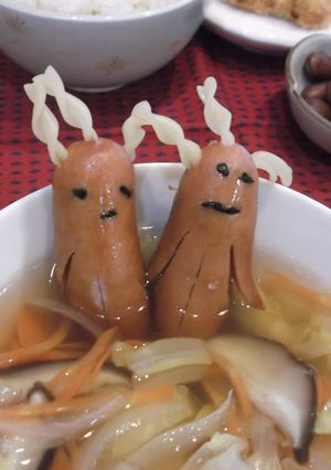 ソーセー人！？の野菜スープ-レシピのメイン写真
