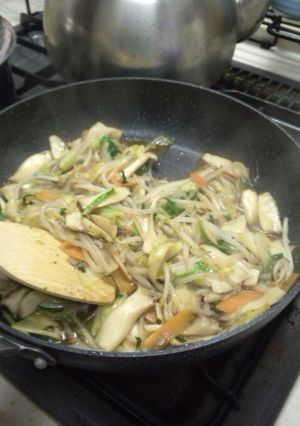 野菜炒めを白だしで♪-レシピのメイン写真
