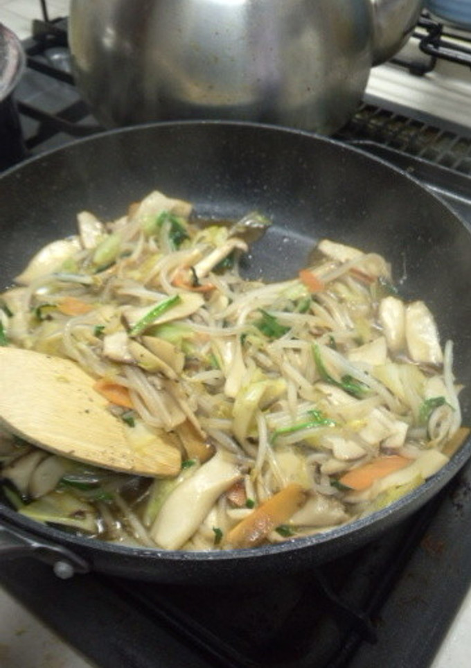 野菜炒めを白だしで♪-レシピのメイン写真
